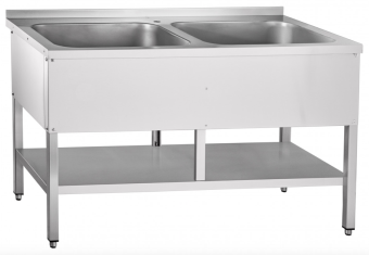 Ванна моечная двухсекционная Abat ВМП-7-2-5РН (210000806370) в ШефСтор (chefstore.ru)
